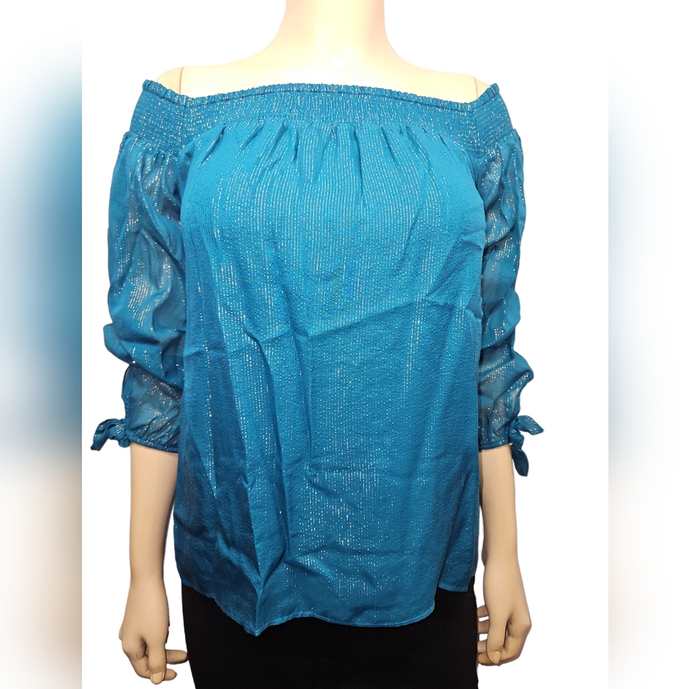 Lily Pulitzer Maryellen Top Valencia Teal NWT